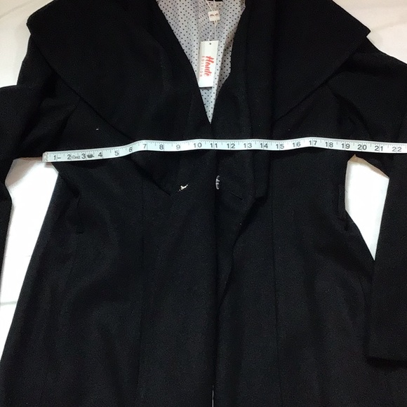 Haute wool and poly Women’s Black Jacket 1X NWT - Picture 7 of 8